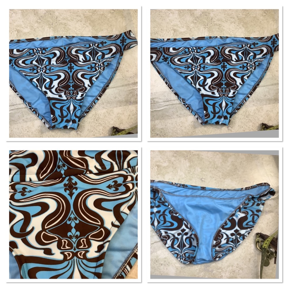 Bikini Bottom Brien & Blue Paisley no tag Lg/XL JR